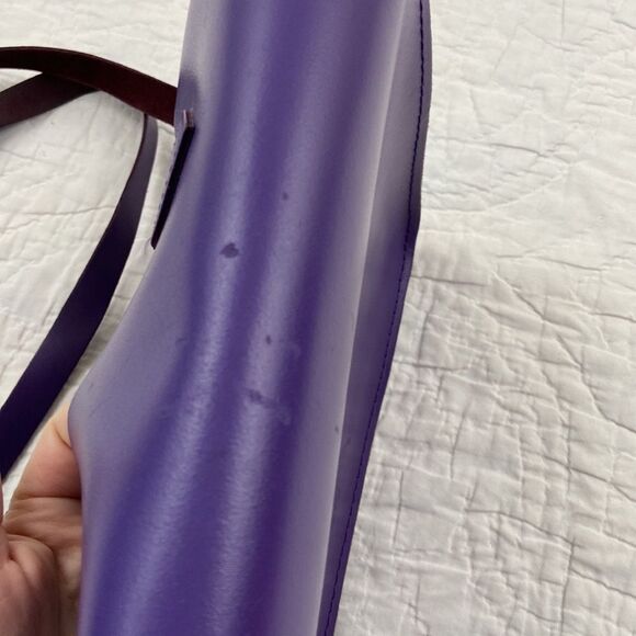 The Cambridge Satchel Company Purple Leather Satchel Bag - Picture 7 of 12